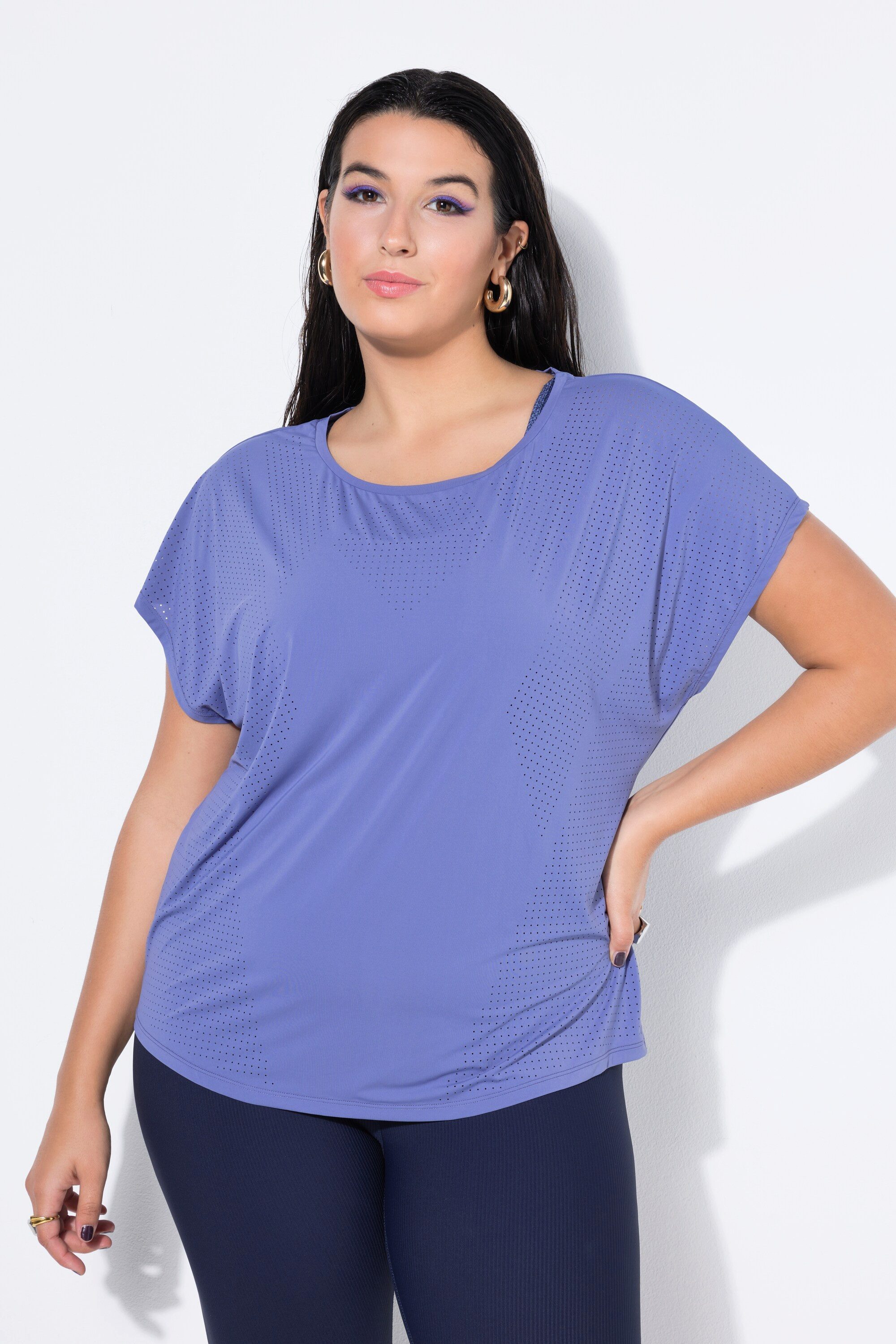 T-Shirt Sport-Shirt Oversize Shape Perforierungen