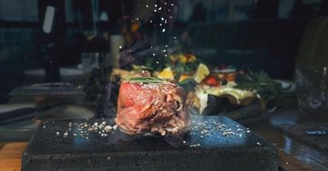 Morleos Lavasteine Hot Stone Steak Heiße Steinplatte Heißer Stein Grill Lavastein Beilage