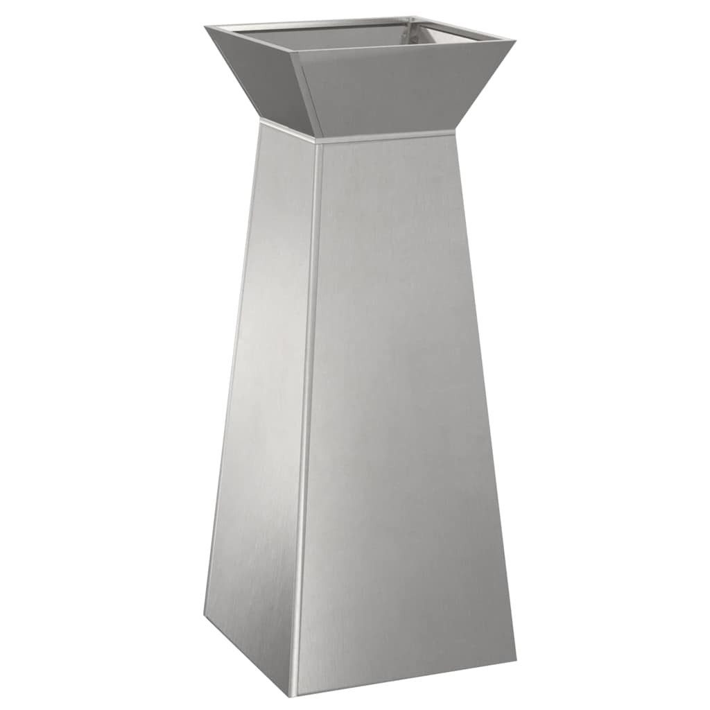 vidaXL Blumentopf Säulen Pflanzer Silber 40 günstig online kaufen