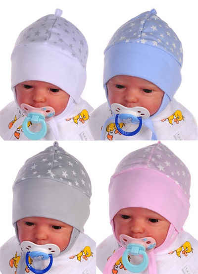 La Bortini Erstlingsmütze Mütze für Neugeborene Babymütze Baby Haube 32 34 36 38 40 42 44 46