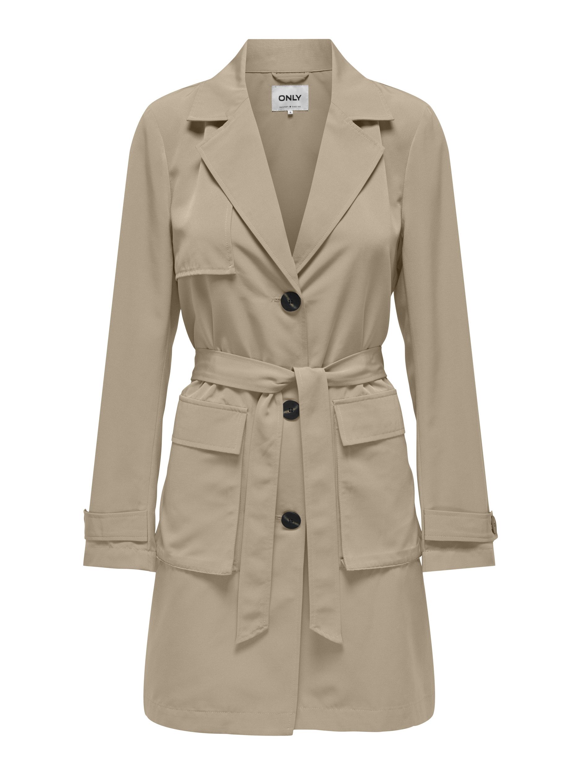 ONLY Kurzmantel ONLCAROLINE TRENCHCOAT CC OTW White Pepper günstig online kaufen