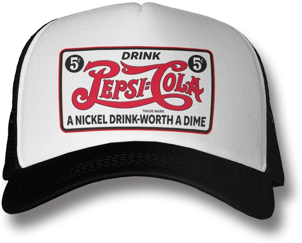 Pepsi Co Snapback Cap Drink Retro Trucker Cap