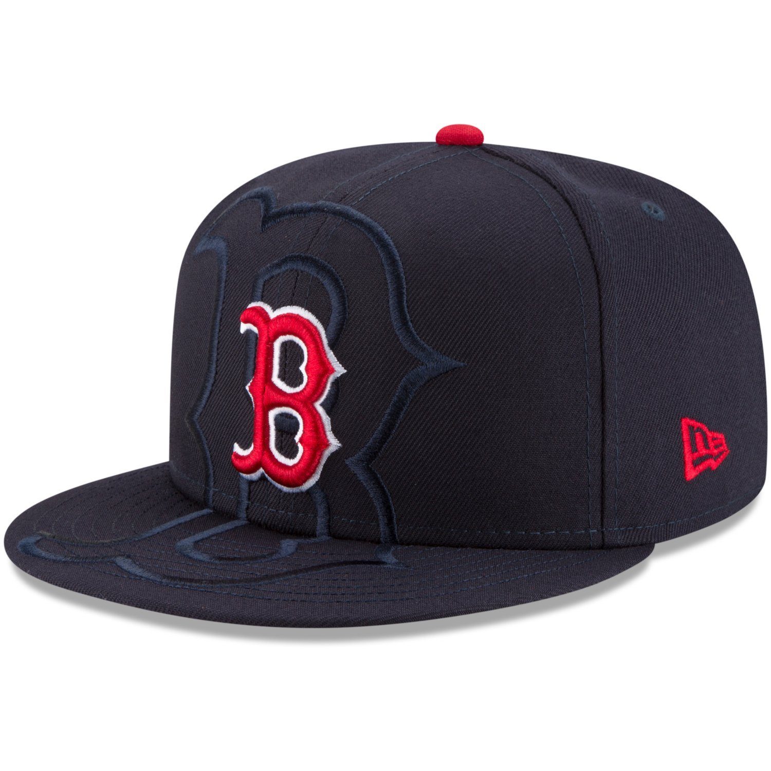 New Era Fitted Cap 59Fifty SPILL Logo MLB Teams Boston Red Sox