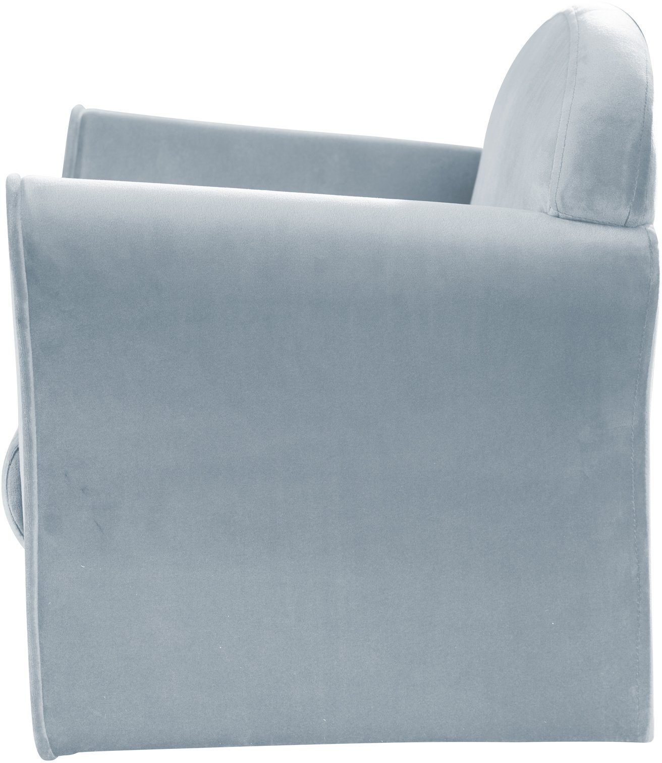 Sofa, roba® Sessel Lil Armlehnen mit hellblau/sky