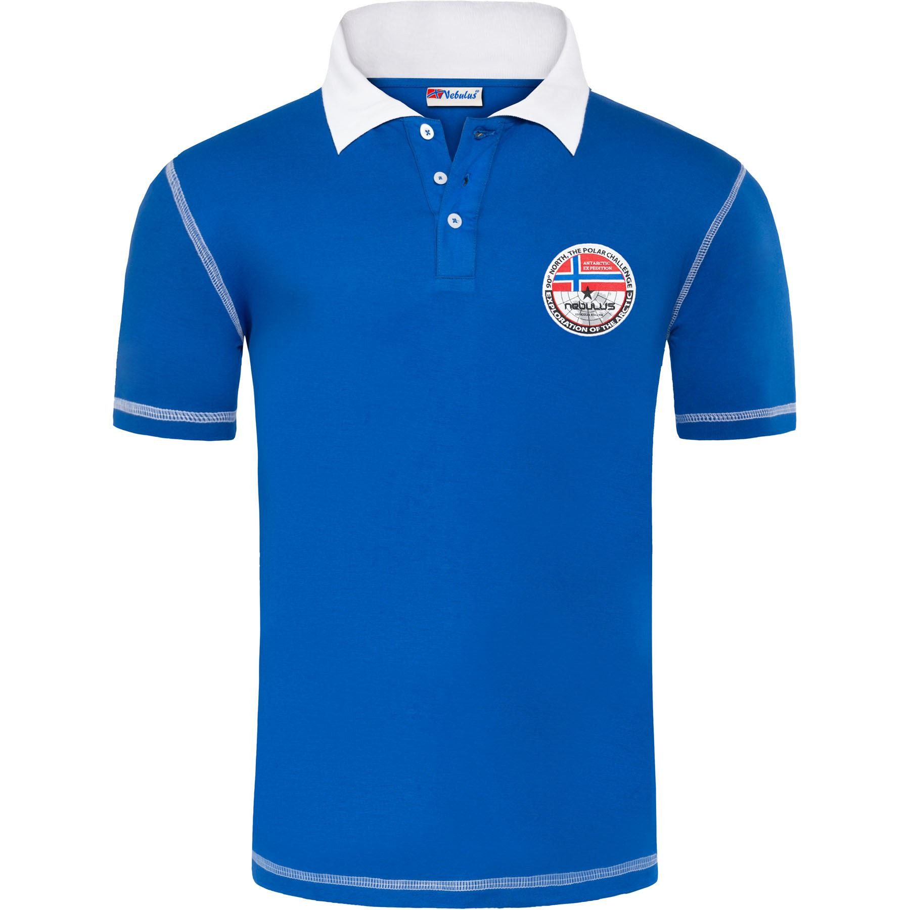 Nebulus Poloshirt ENTERTAIN, P5408 - Herren, kobaltblau, XXL