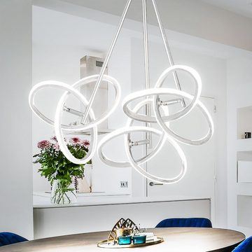 WOFI LED Deckenleuchte, LED-Leuchtmittel fest verbaut, Warmweiß, Deckenlampe Wohnzimmerleuchte Deckenleuchte Design Leuchte