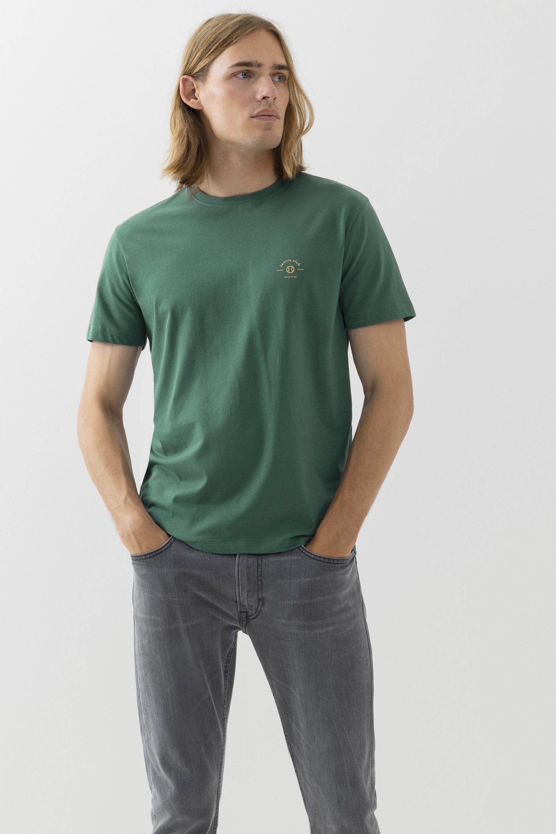 Mey Pyjamaoberteil Herren Serie Fly High Motiv:,tennis club" (1-tlg)