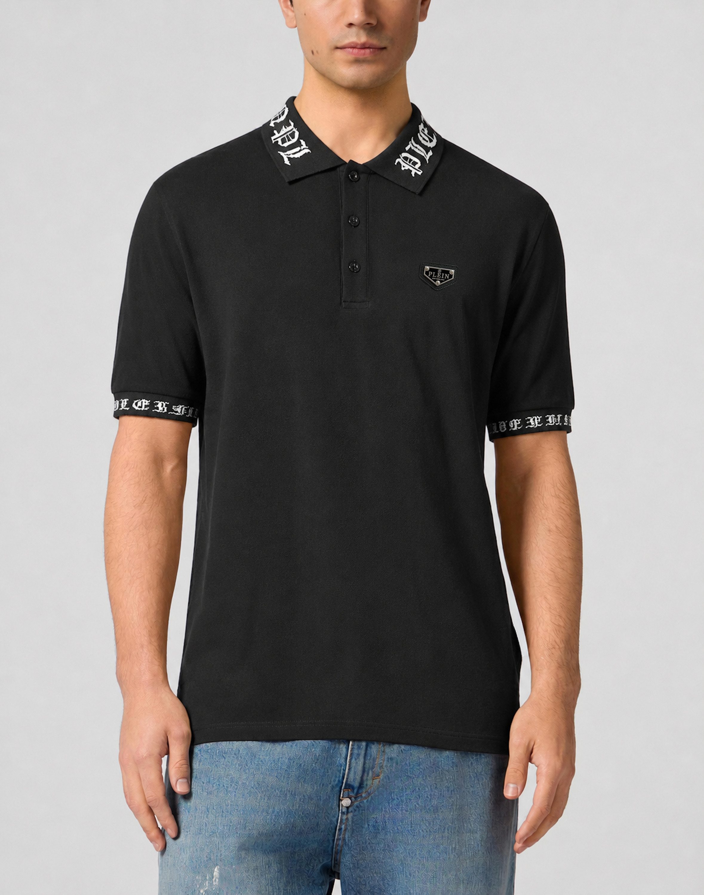 PHILIPP PLEIN Poloshirt Kurzarm-Poloshirt