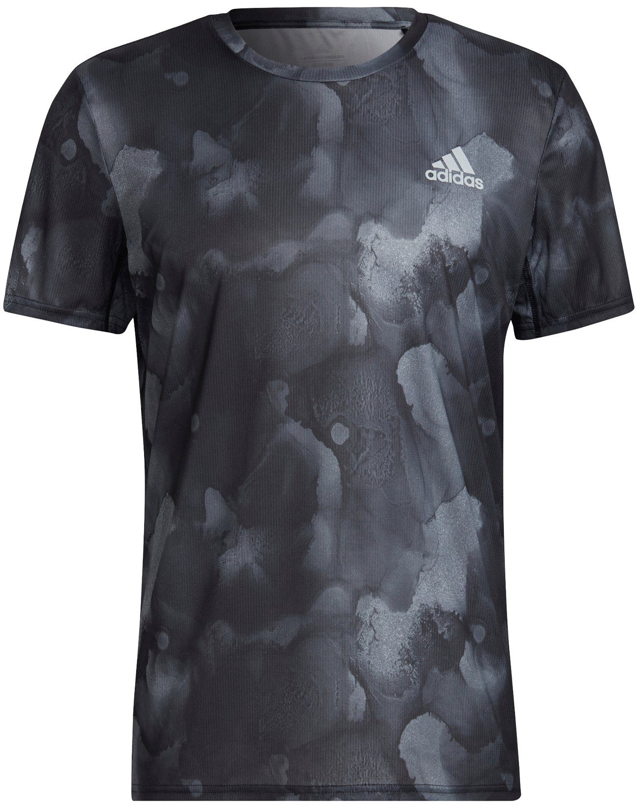 GRA FAST BLACK/PRINT Performance adidas TEE T-Shirt