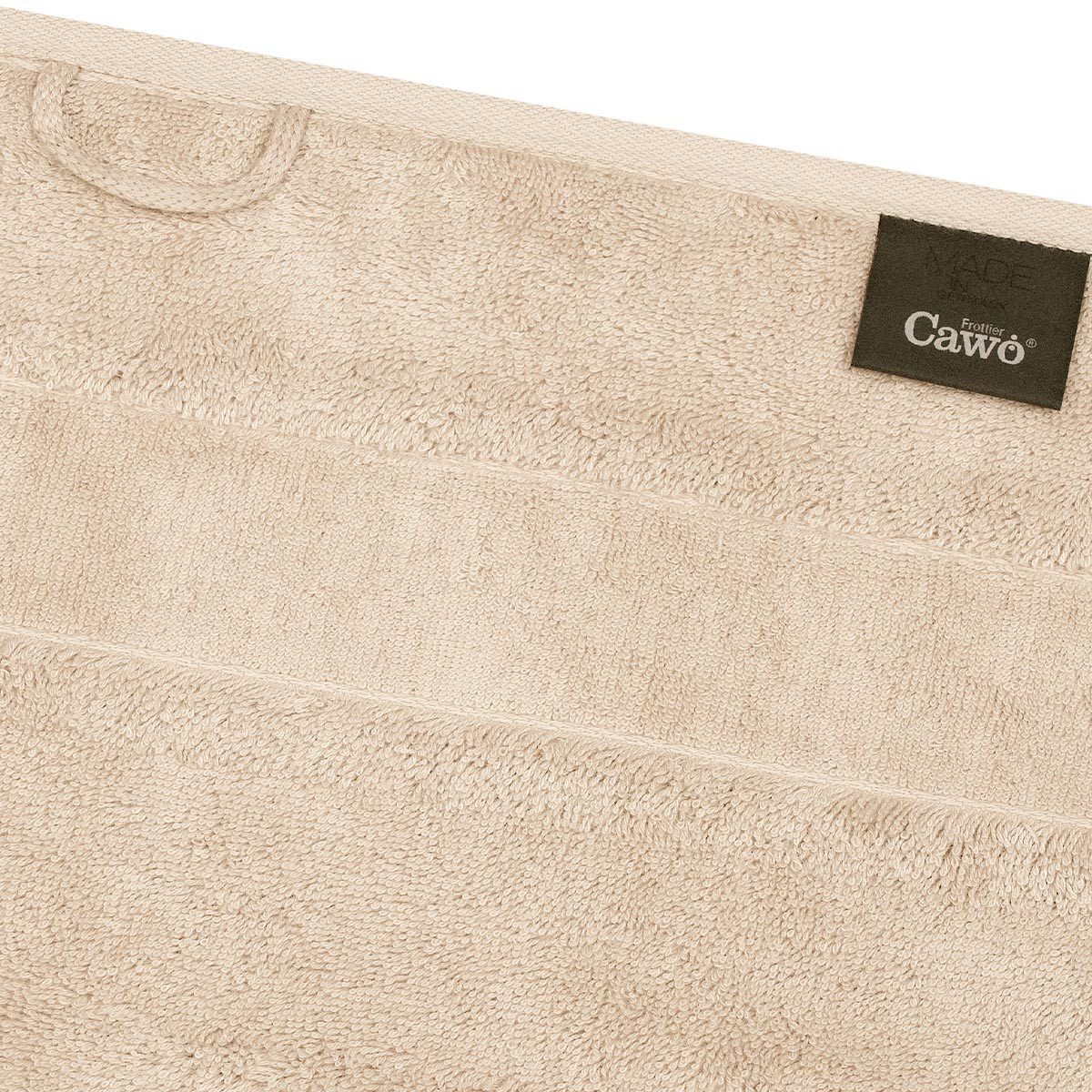 Cawö Handtuch Set Noblesse, Walkfrottee (Spar-Set, 2-St), 2 X Duschtuch im Set - Baumwolle - Saugstark