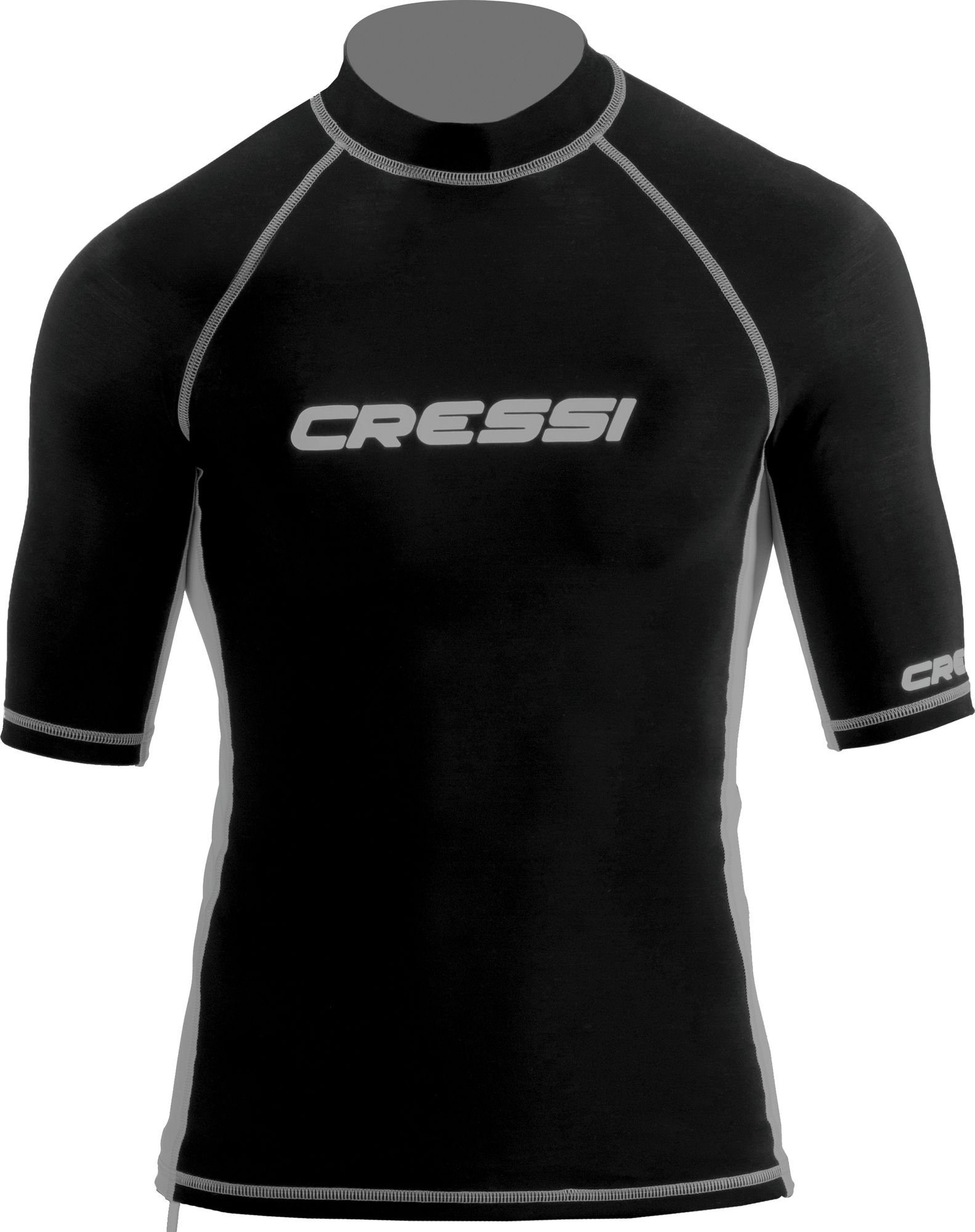 Cressi Rash Guard Cressi Herren Rash Guard MAN Short Sleeve black