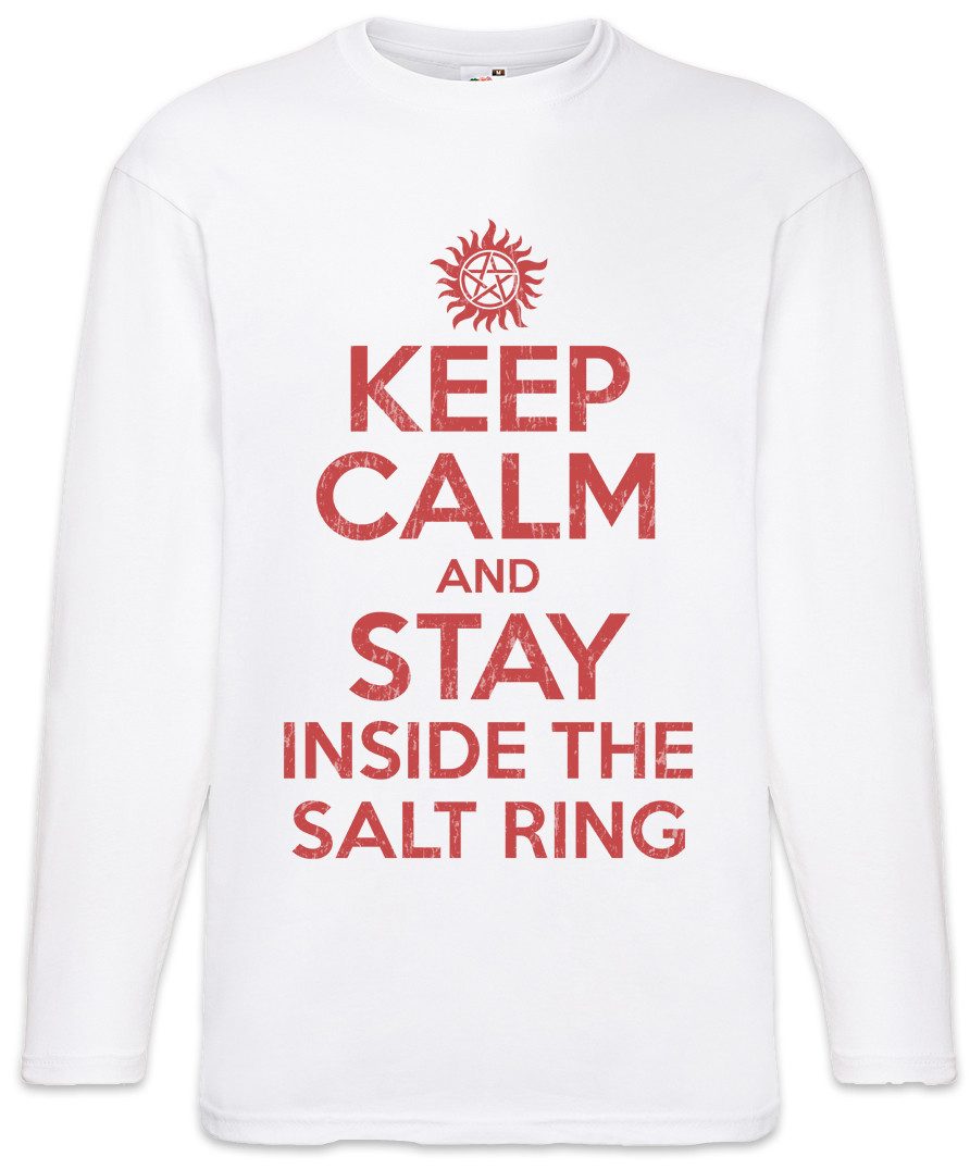 Langarmshirt Keep Calm And Stay Inside The Salt Ring Langarm T-Shirt Supernatural