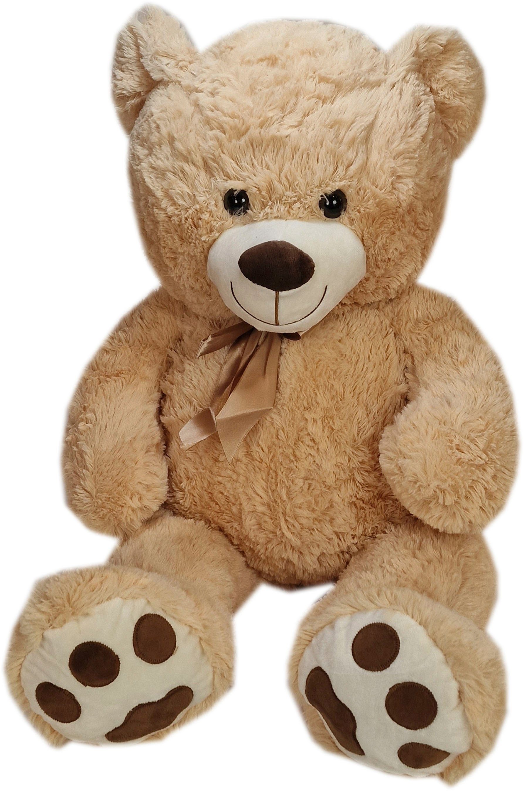 Kuscheltier Teddybär Floppy, 100 cm, beige