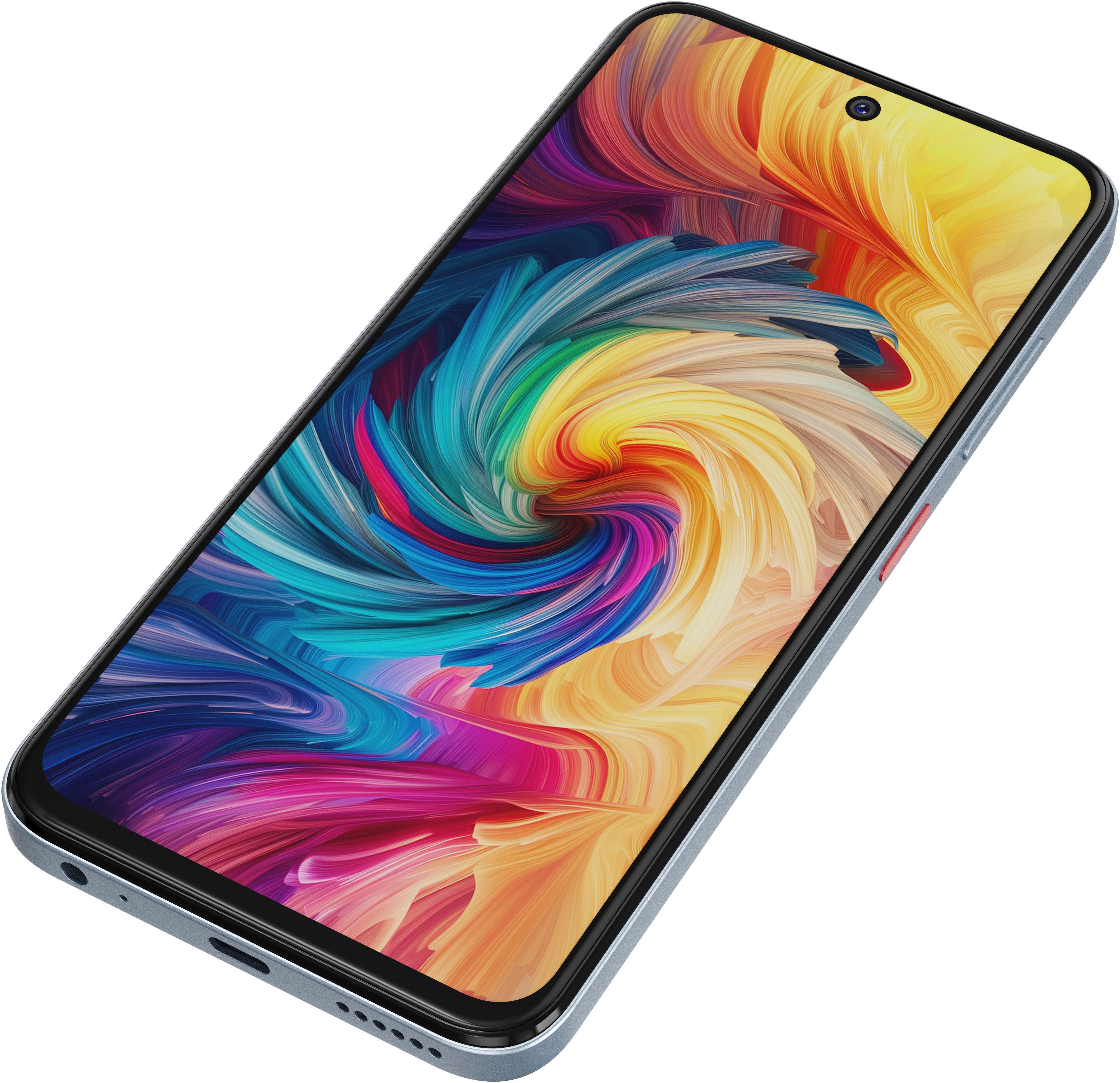 ZTE Blade V70 Smartphone (17,02 cm/6,7 Zoll, 256 GB Speicherplatz, 108 MP Kamera) grau