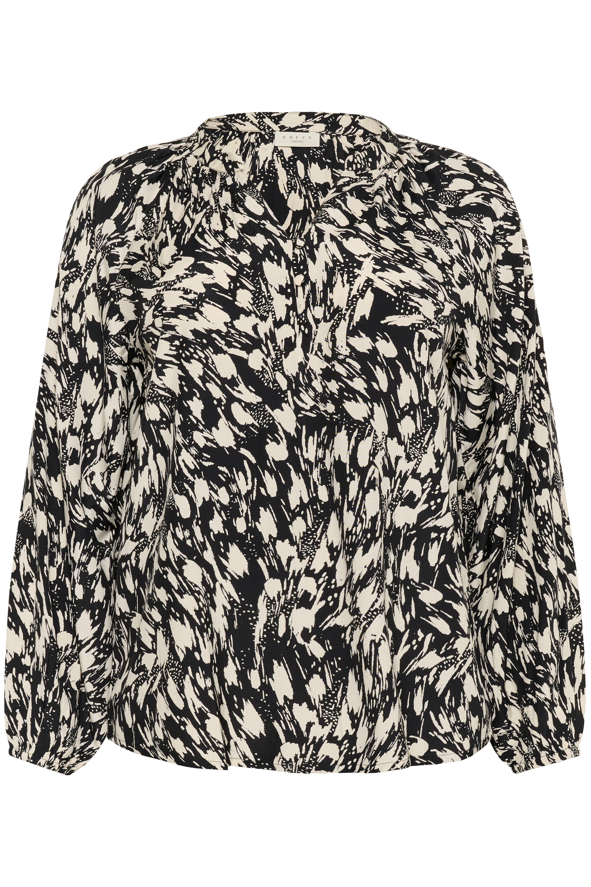 KAFFE Curve Kurzarmbluse Kurzarm-Bluse KCjamia Große Größen günstig online kaufen