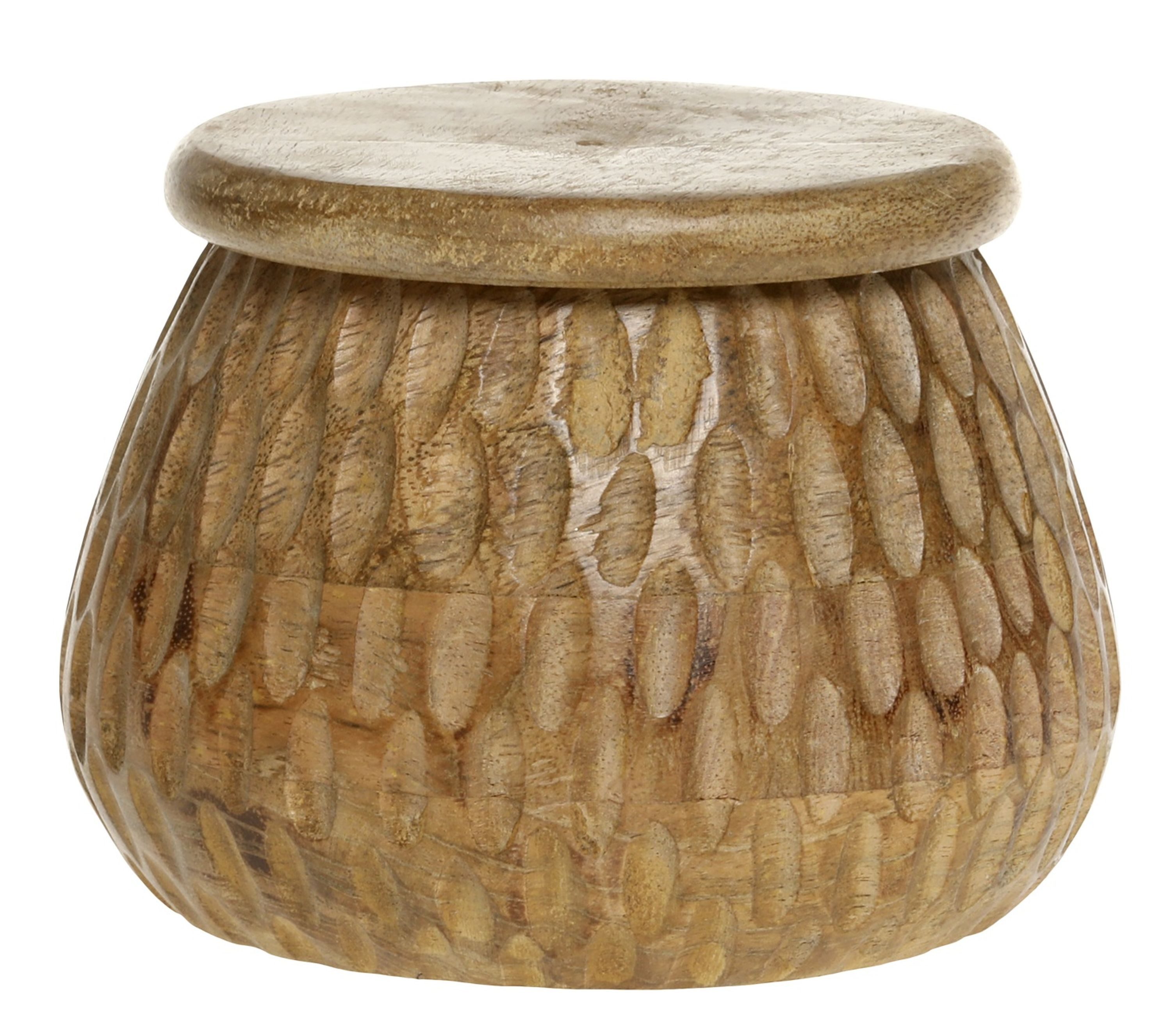 Chic Antique Aufbewahrungsdose Chic Antique - Aufbewahrungsdose mit Deckel Dekodose Box D14cm Holz