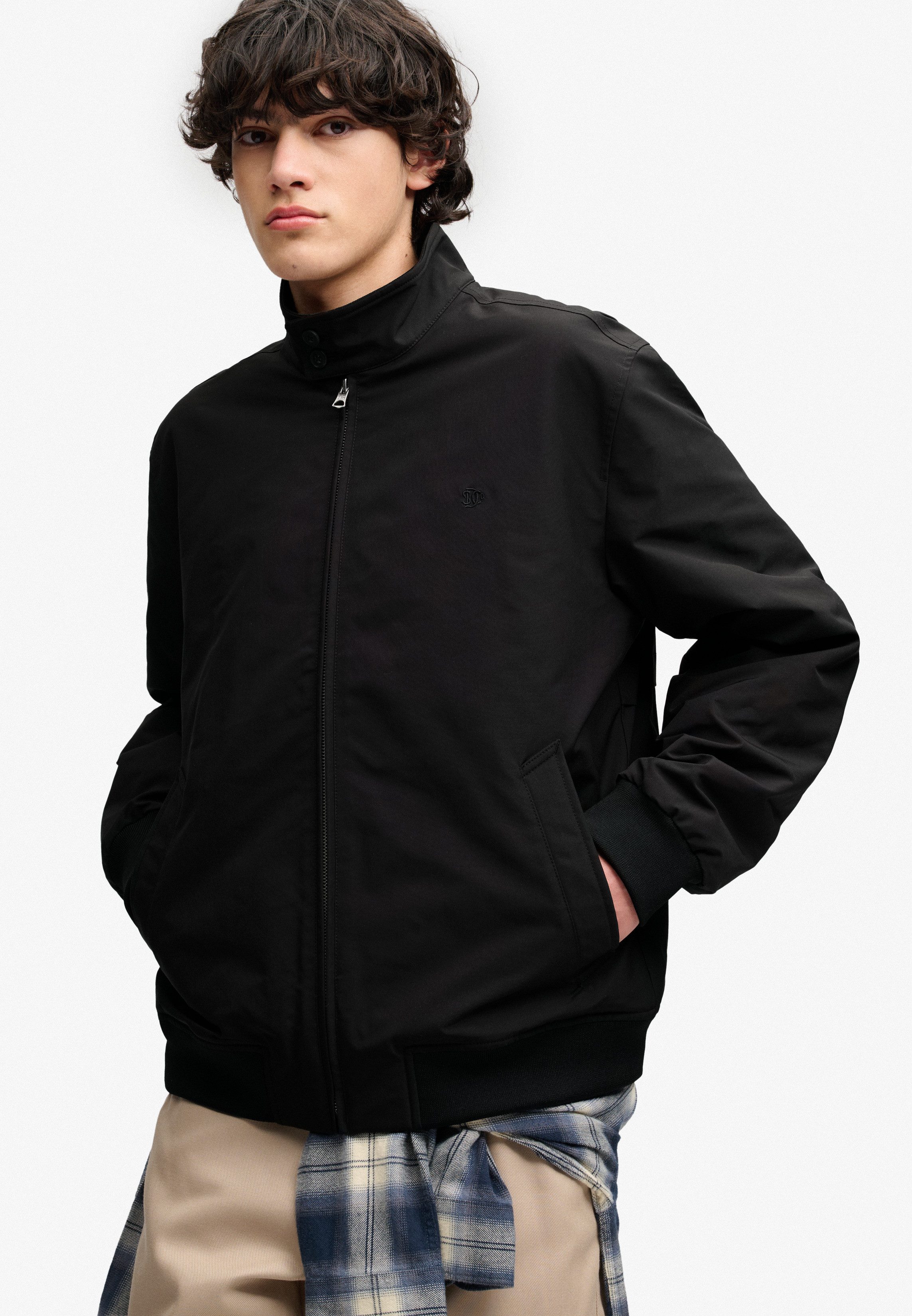 Superdry Blouson CAMPUS PADDED HARRINGTON JKT Kunstfaser, relaxed fit