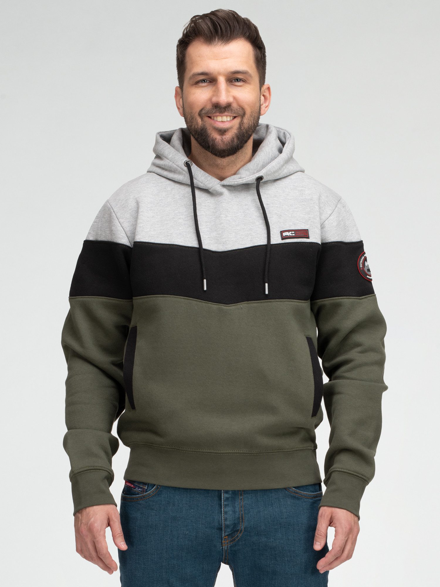 Rock Creek Kapuzenpullover Herren Hoodie Sweatshirt mit Kapuze H-407 – Bild 4 von 5