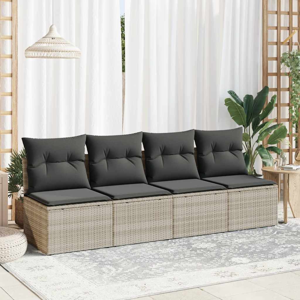 vidaXL Gartenlounge-Set 2-tlg. Garten-Sofagarnitur mit Kissen günstig online kaufen