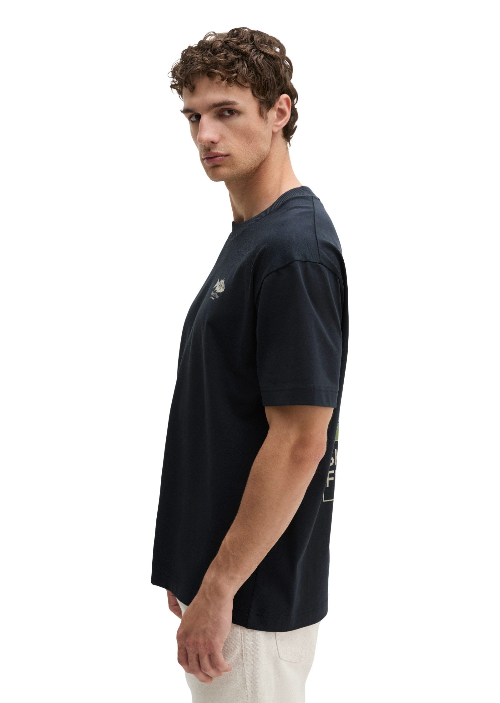 Marc O'Polo T-Shirt mit maritimem Rückenprint