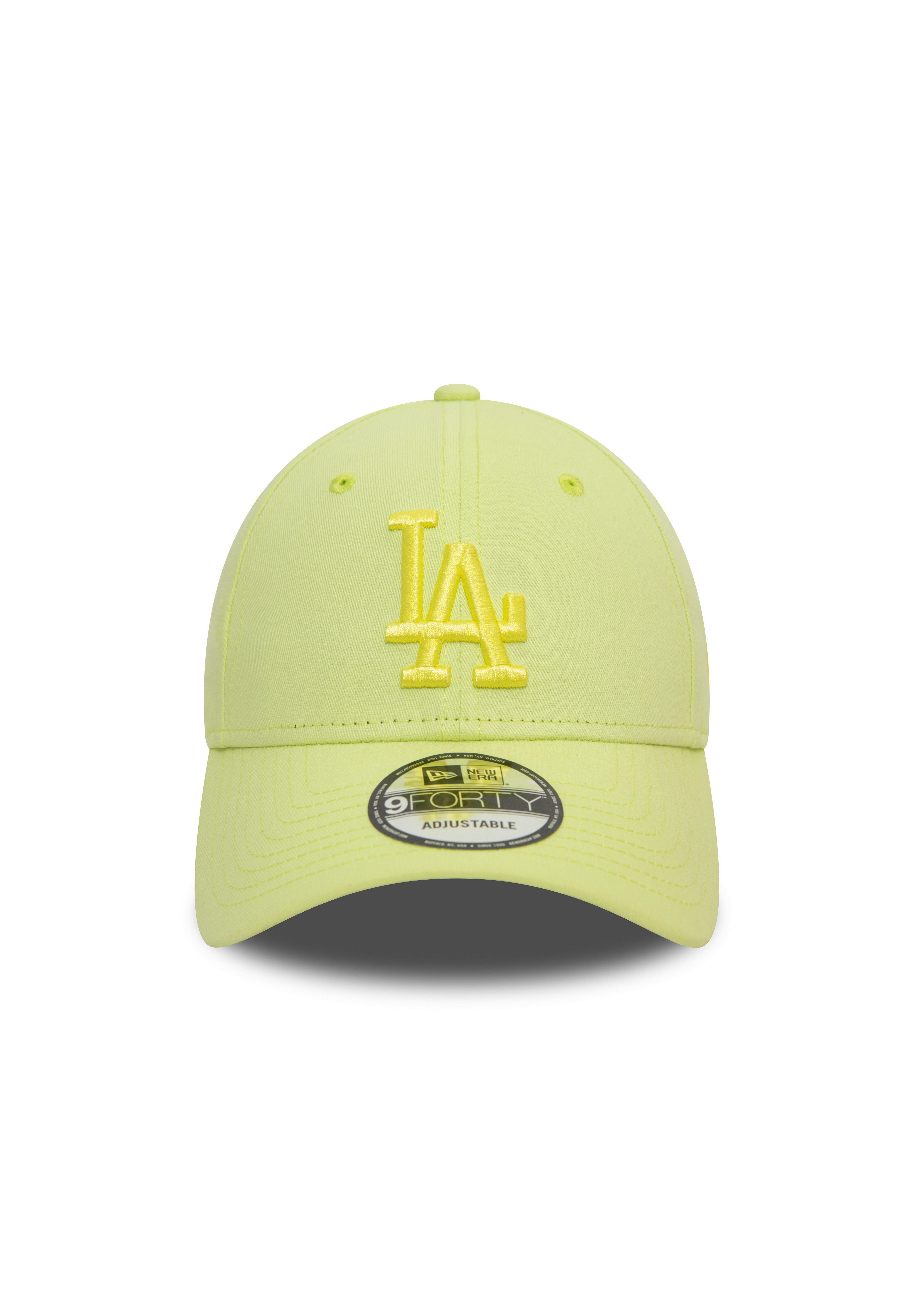 New Era Baseball Cap Los Angeles Dodgers MLB League Essential Tonal Gelb Verstellbare 9Fort (1-St)