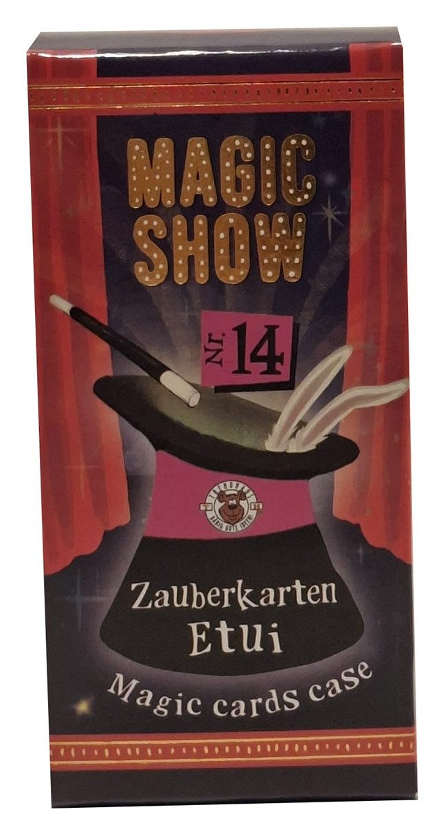 Trendhaus Zauberkasten TRENDHAUS 957764 Magic Show Zauberkarten Etui Verblüffende Tricks