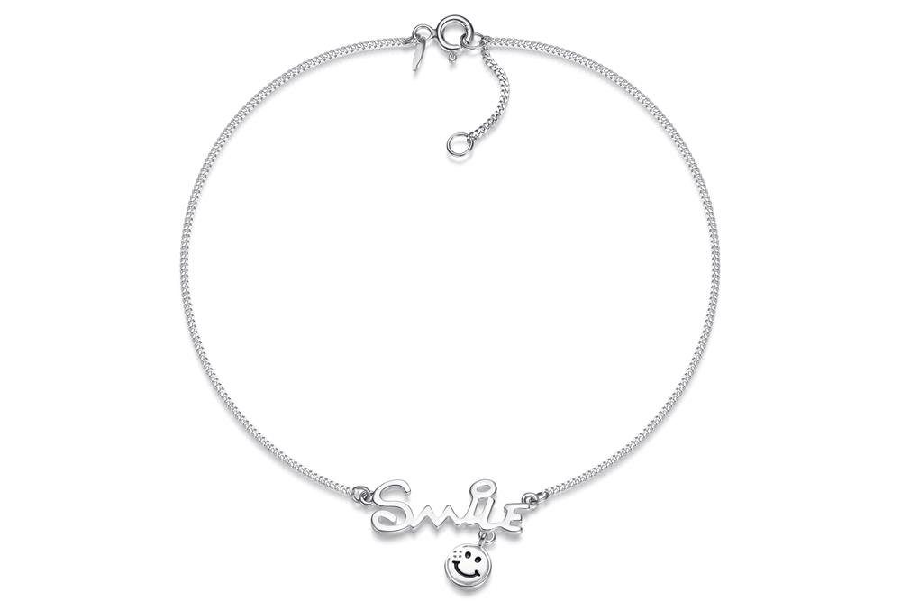 Silberkettenstore Fußkette Fußkette Panzerkette 1,4mm "Smile" - 925 Silber, Länge wählbar – Bild 3 von 5