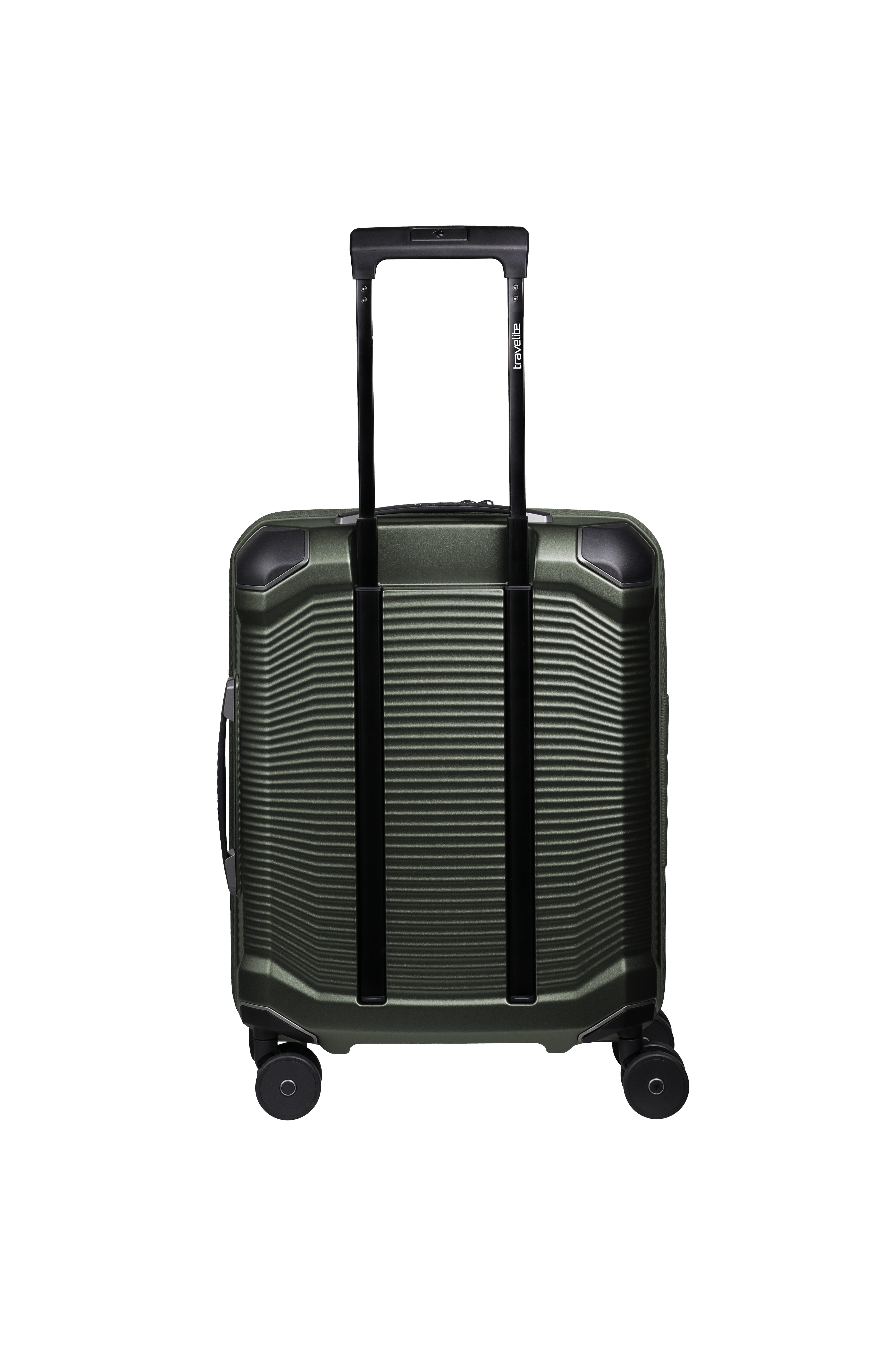 travelite Trolley MILLENNIUM Reisekoffer Hartschale, 4 Rollen, aus leichtem Polycarbonat mit stabiler Bauweise und Innenaufteilung
