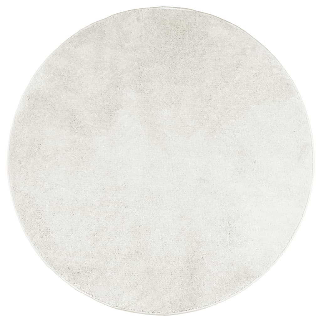 vidaXL Teppich Teppich OVIEDO Kurzflor Creme günstig online kaufen