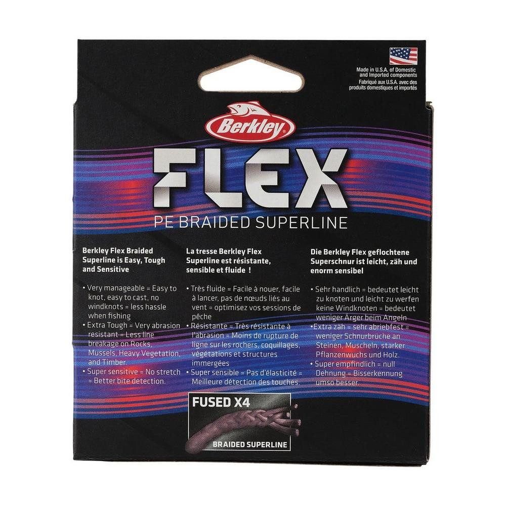 Berkley Angelschnur Flex Braid Angelschnur geflochten TOP Preis – Bild 4 von 4