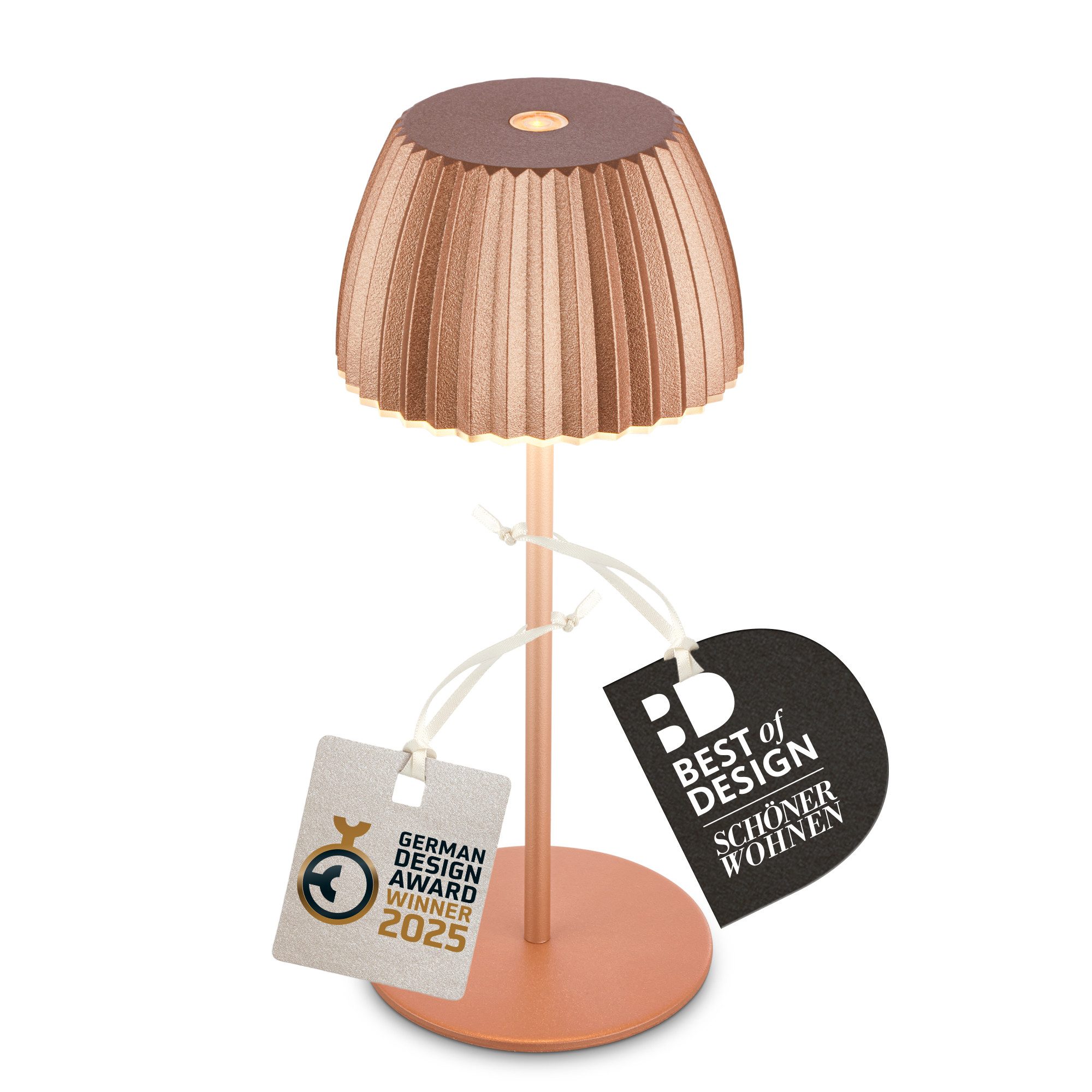 Briloner Leuchten LED Tischleuchte Riffle Tischlampe günstig online kaufen