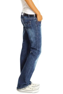 be styled Boyfriend-Jeans be styled Hüftjeans Boyfriend Baggy Relaxed Fit Damen Jeans - j137p 5-Pocket Stil