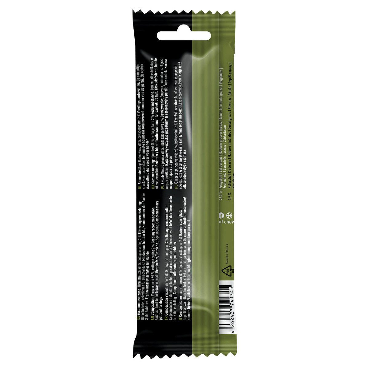 Chewies Hundezigarren Hirsch 75 g