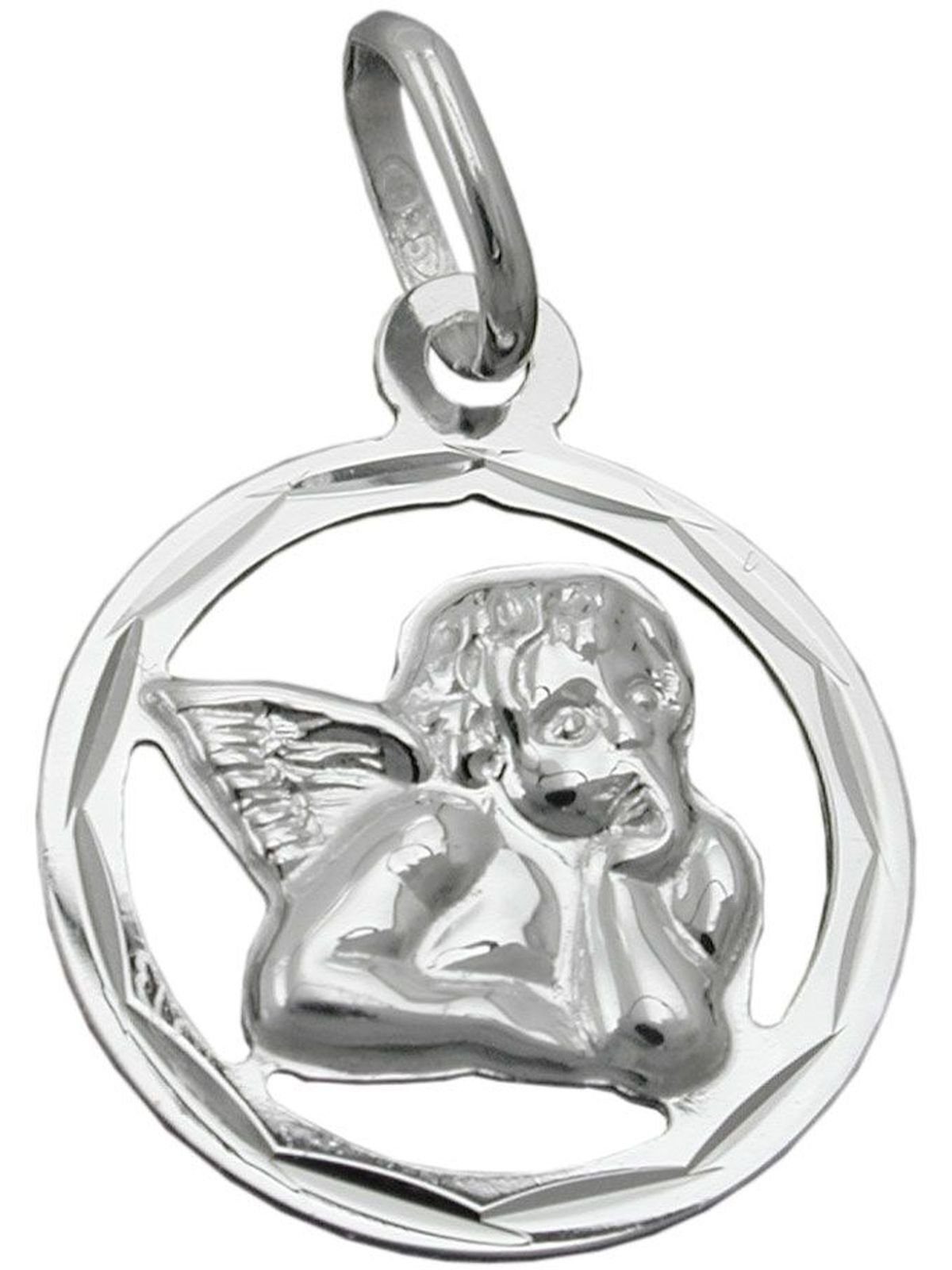 Gallay Engelanhänger Anhänger 15mm Engel glänzend, Silber 925 (1-tlg)