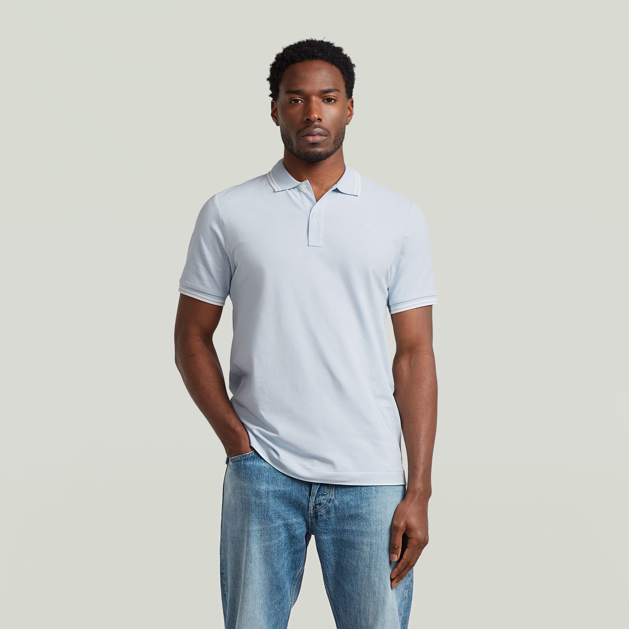 G-STAR Poloshirt Poloshirt Dunda slim stripe in Kurzarm-Form