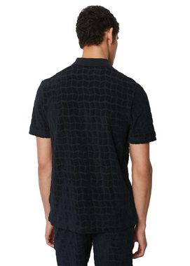Marc O'Polo Poloshirt mit eingewebtem Jacquard-Muster
