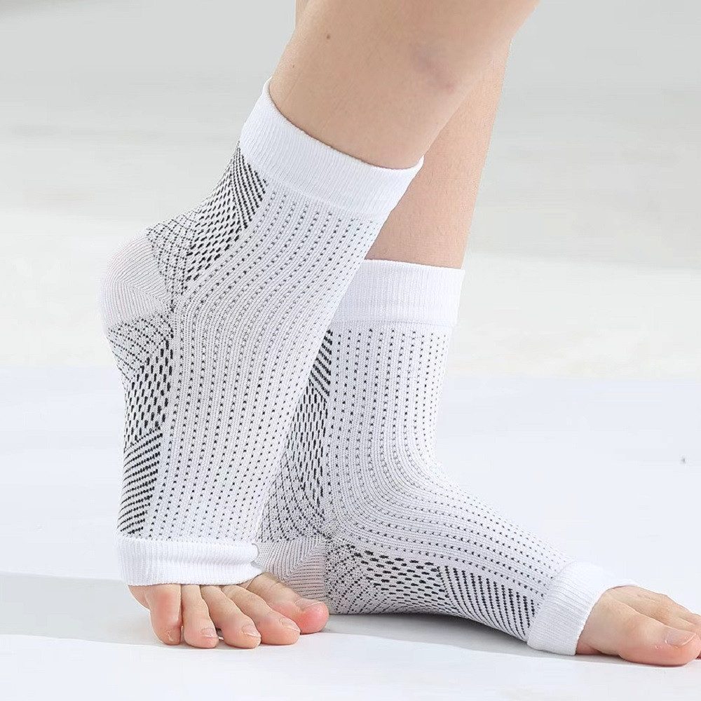 feinlux Kompressionsstrümpfe Kompressionsstrümpfe Kompressionssocken Gegen Krampfadern (Packung, elastische Kompressionssocken für den Knöchel für Sport und Yoga) Geeignet für alle Aktivitäten, bei denen der Knöchel bewegt wird.