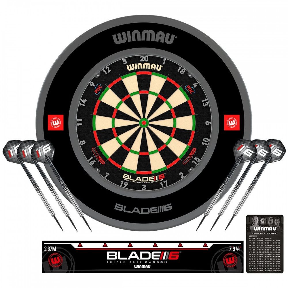 Winmau Dartscheibe, (Dartboard Set, Exklusive PDC-Zulassung), Exklusive PDC-Zulassung