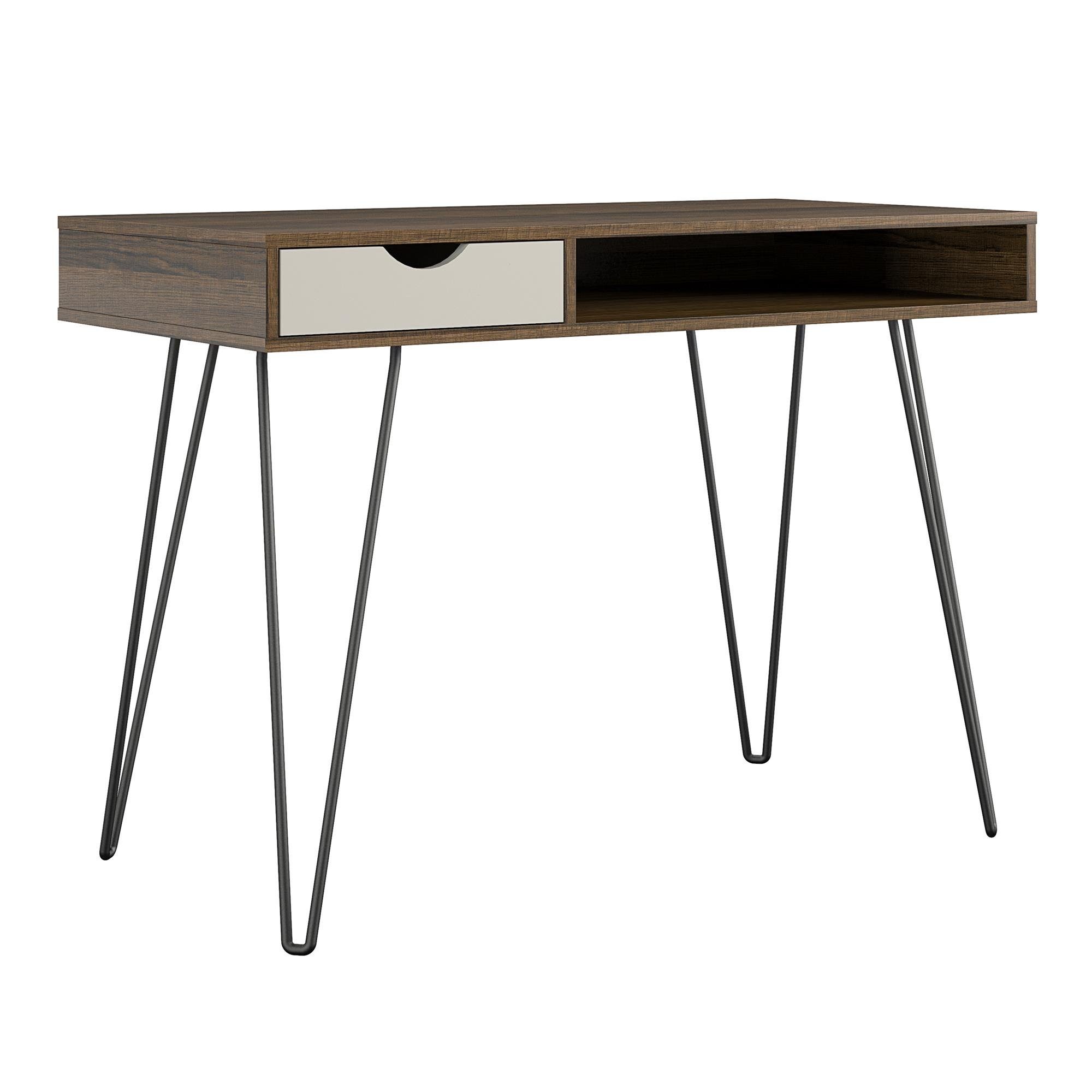 loft24 Schreibtisch Concord, mit Schublade, Hairpin günstig online kaufen