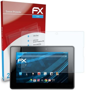 atFoliX Schutzfolie Displayschutz für Blackberry Playbook 3G+, (2 Folien), Ultraklar und hartbeschichtet