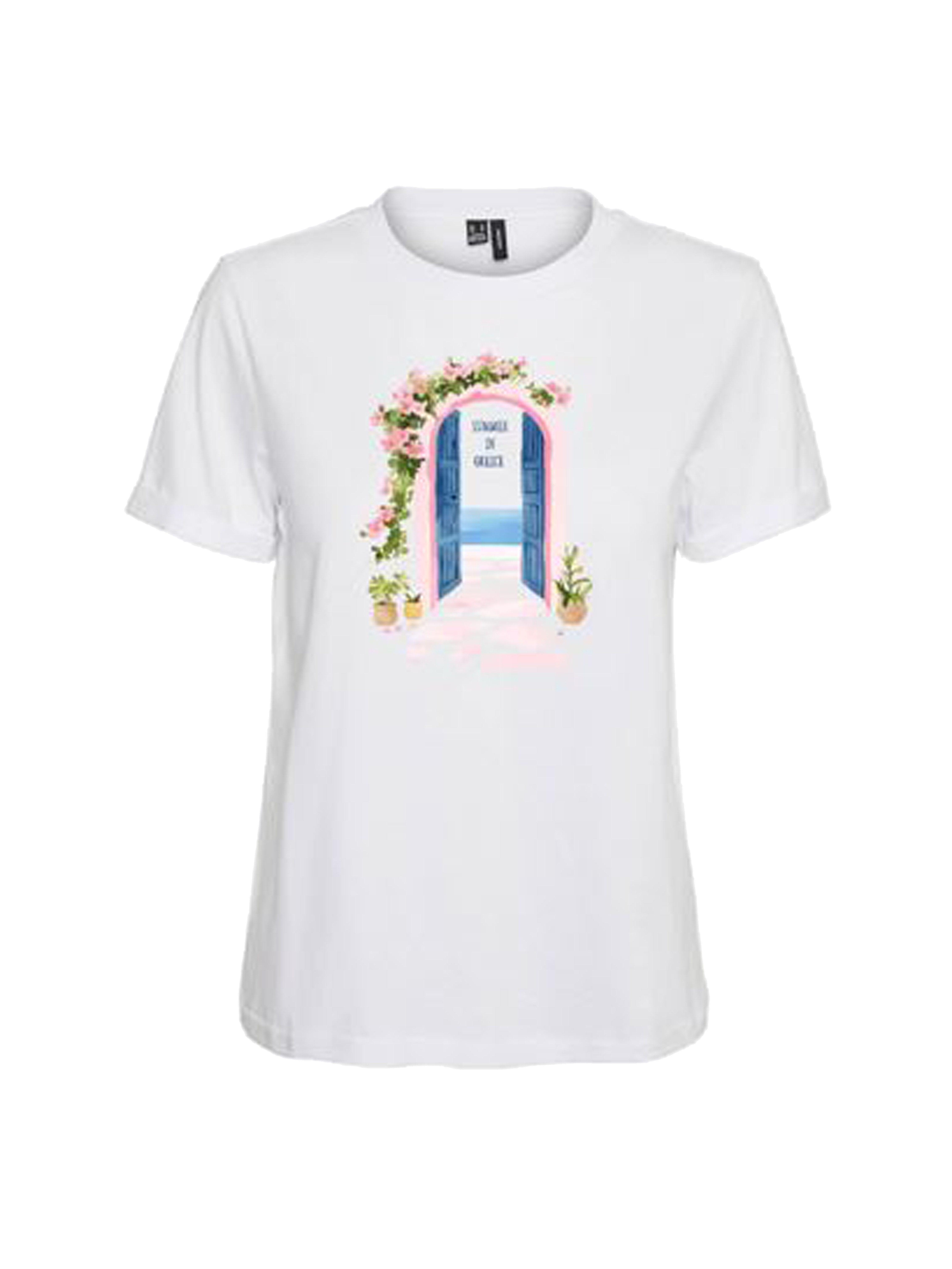 Vero Moda Kurzarmshirt VMSIANE SS TOP BOX JRS Baumwolle, regular fit – Bild 2 von 3