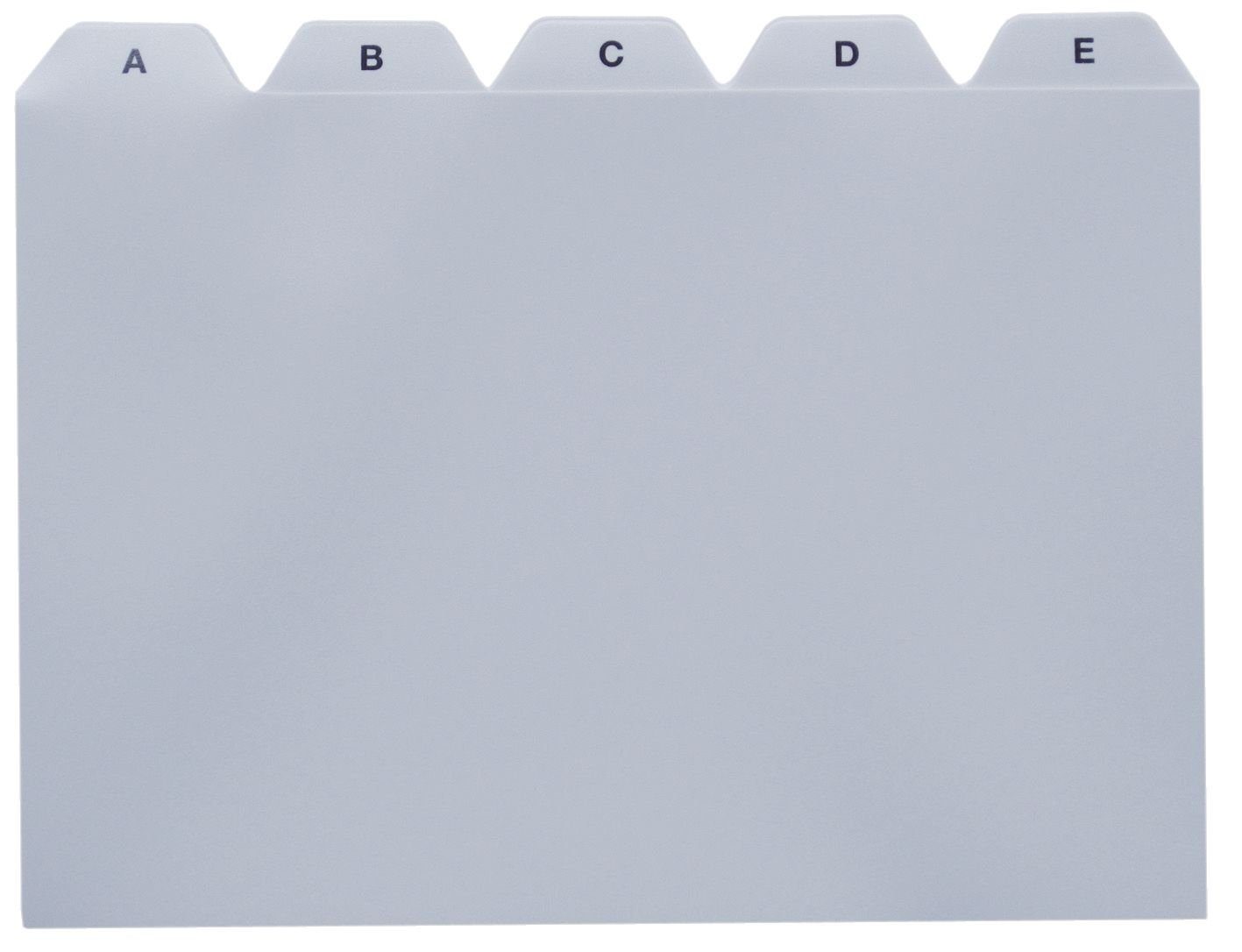 Karteikasten 7624 Leitregister PP - A5 quer, grau