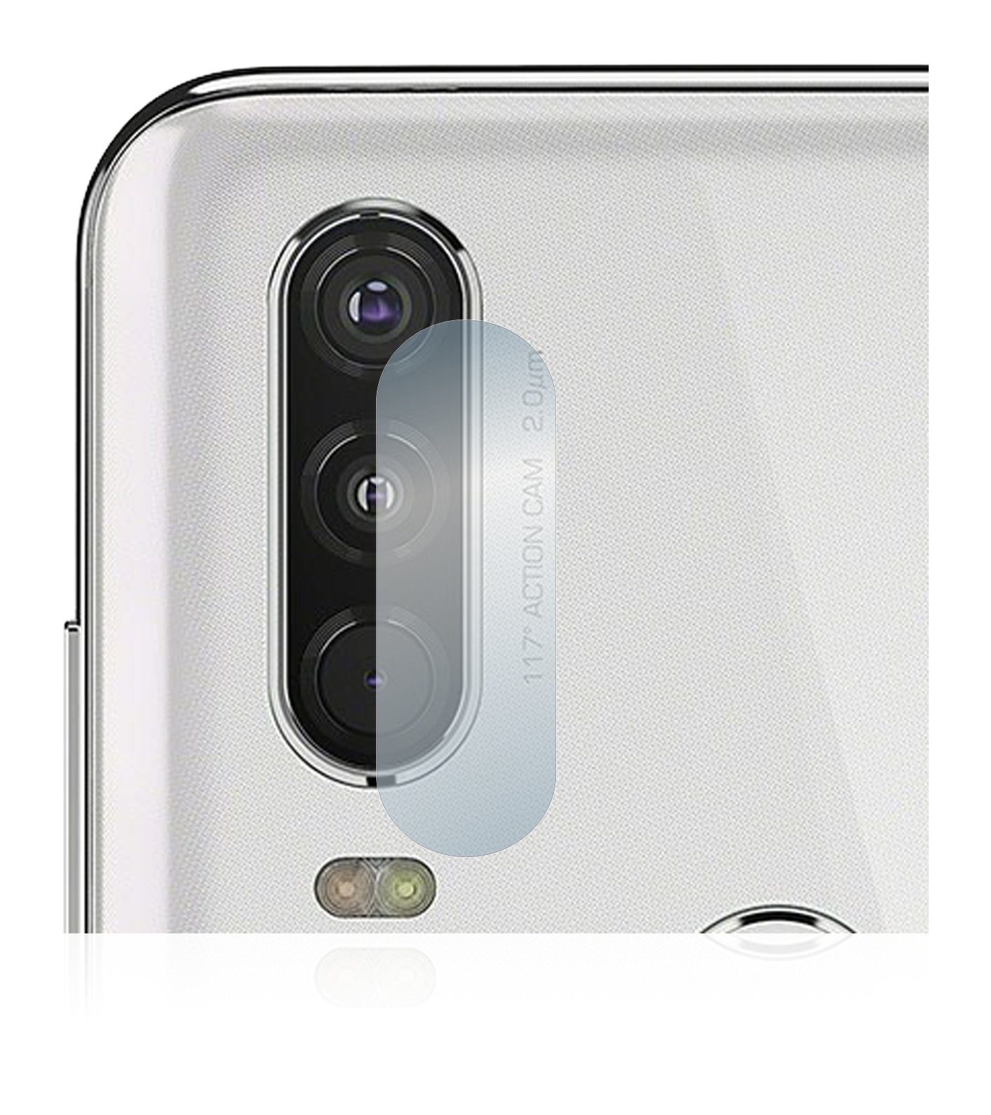 upscreen Schutzfolie für Motorola One Action (NUR Kamera),  Displayschutzfolie, Folie klar Anti-Scratch Anti-Fingerprint