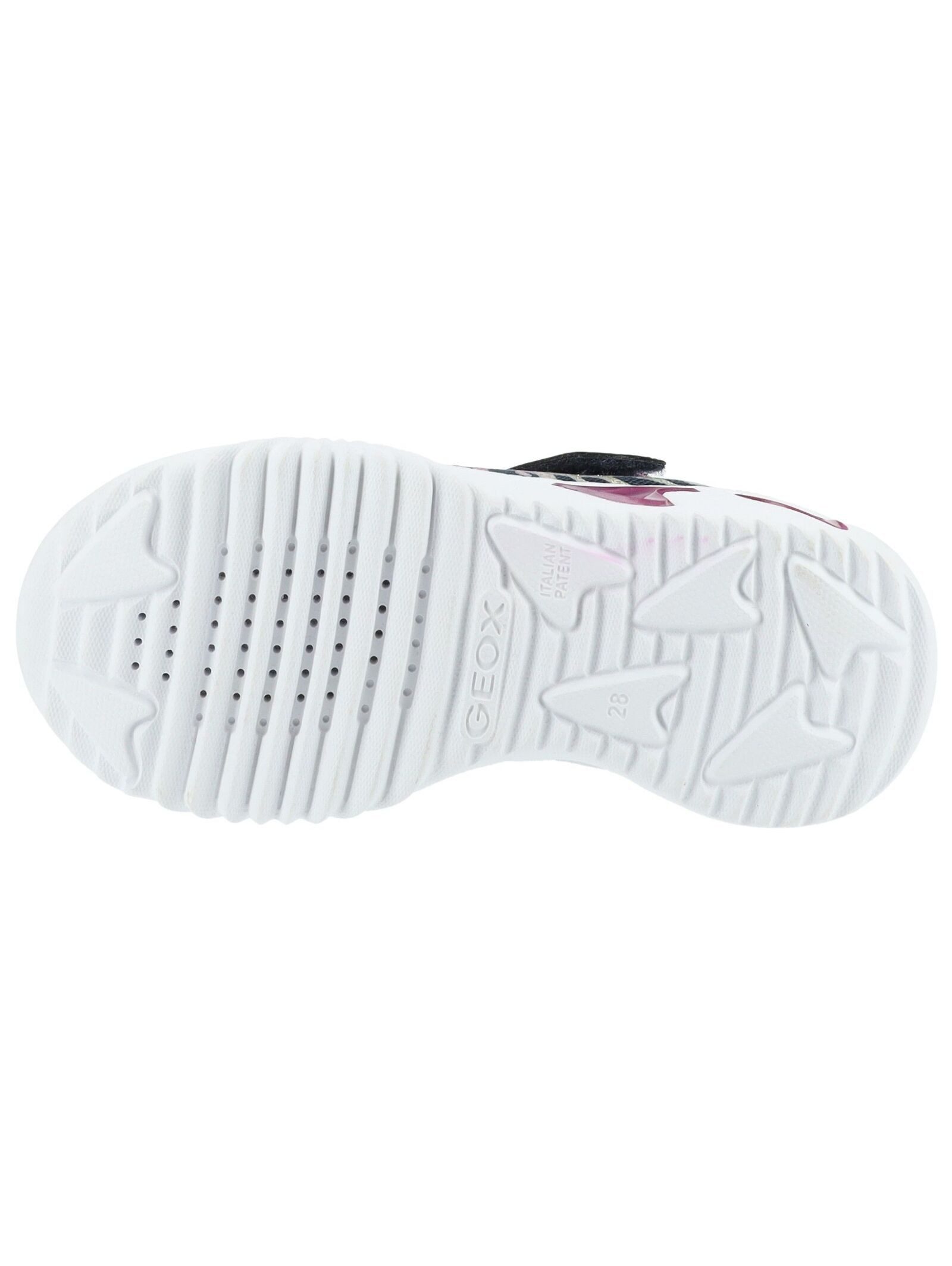 Geox Sneaker Lederimitat/Mesh Sneaker