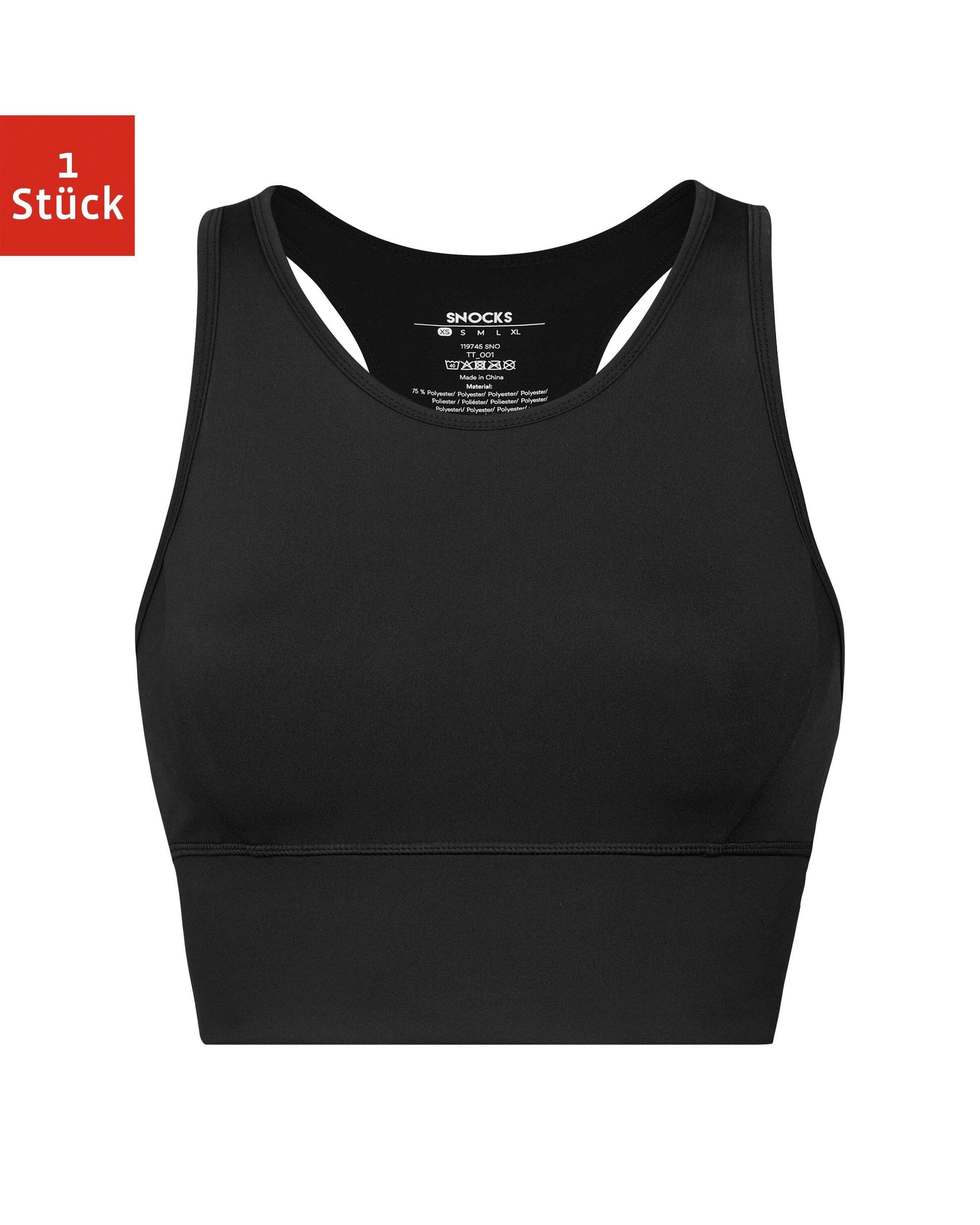 SNOCKS Sporttop Racerback, (1-tlg) Sport anliegend cropped bequem Top, mit eng Tank