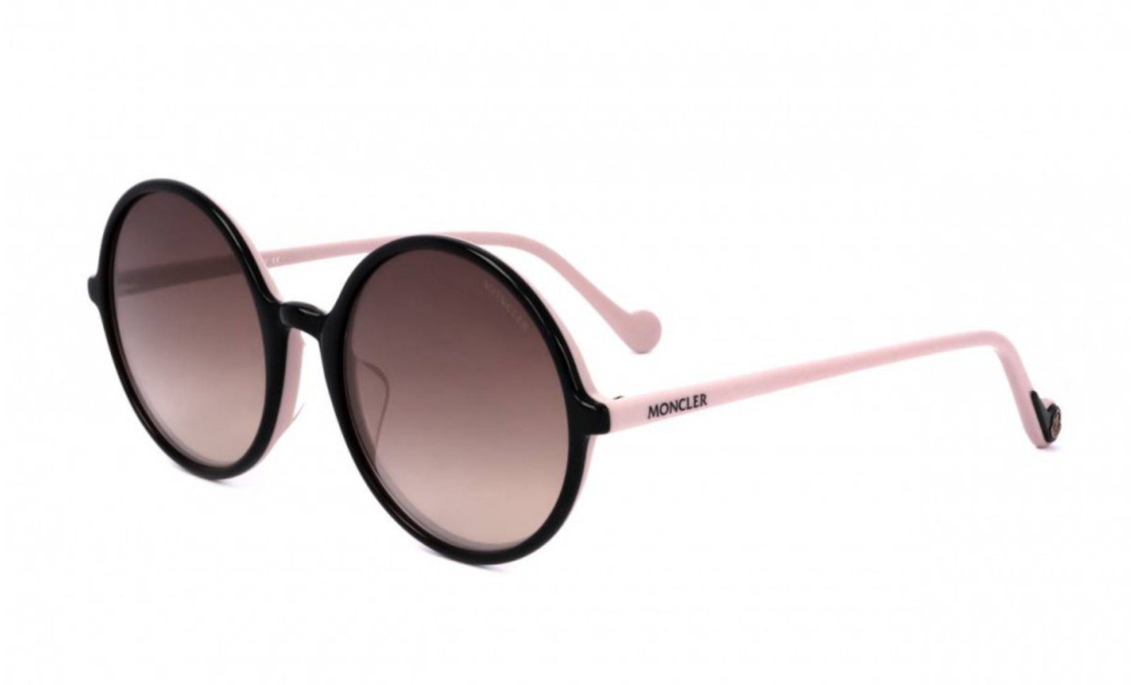 MONCLER Sonnenbrille Sonnenbrille Eyewear Acetate Round ML0044 Glasses 100% UV400-Schutz, Hergestellt in Italien, Moncler-Logo