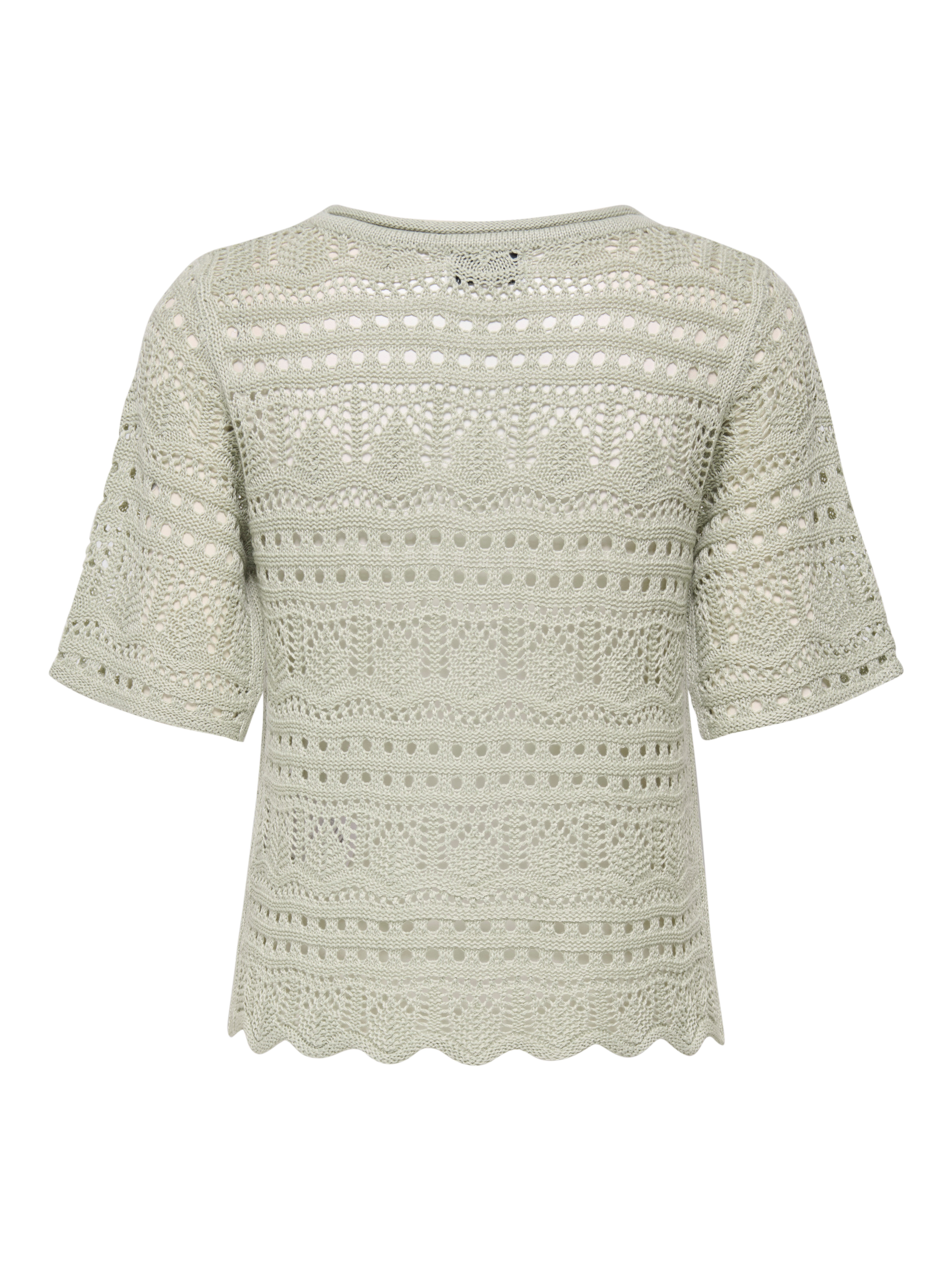 JDY Kurzarmpullover JDYSUN LAY 2/4 PULLOVER KNT NOOS Strukturstrick
