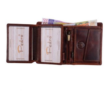 SHG Geldbörse ◊ Herren Leder Börse Portemonnaie, Brieftasche Lederbörse mit Münzfach RFID Schutz Männerbörse