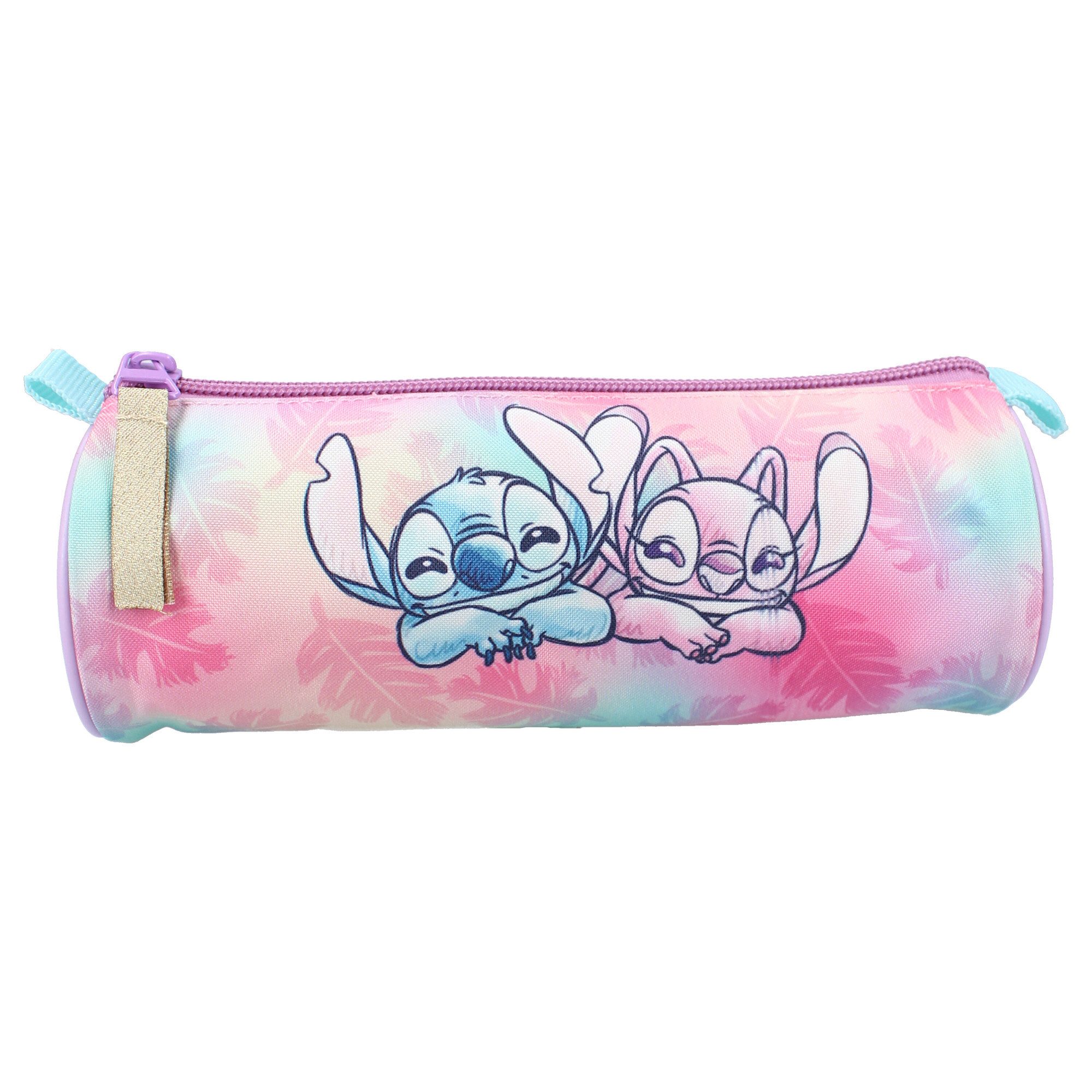 Disney Federmäppchen Stitch Federtasche Spring Smiles mit Reißverschluss perfekt für Schule