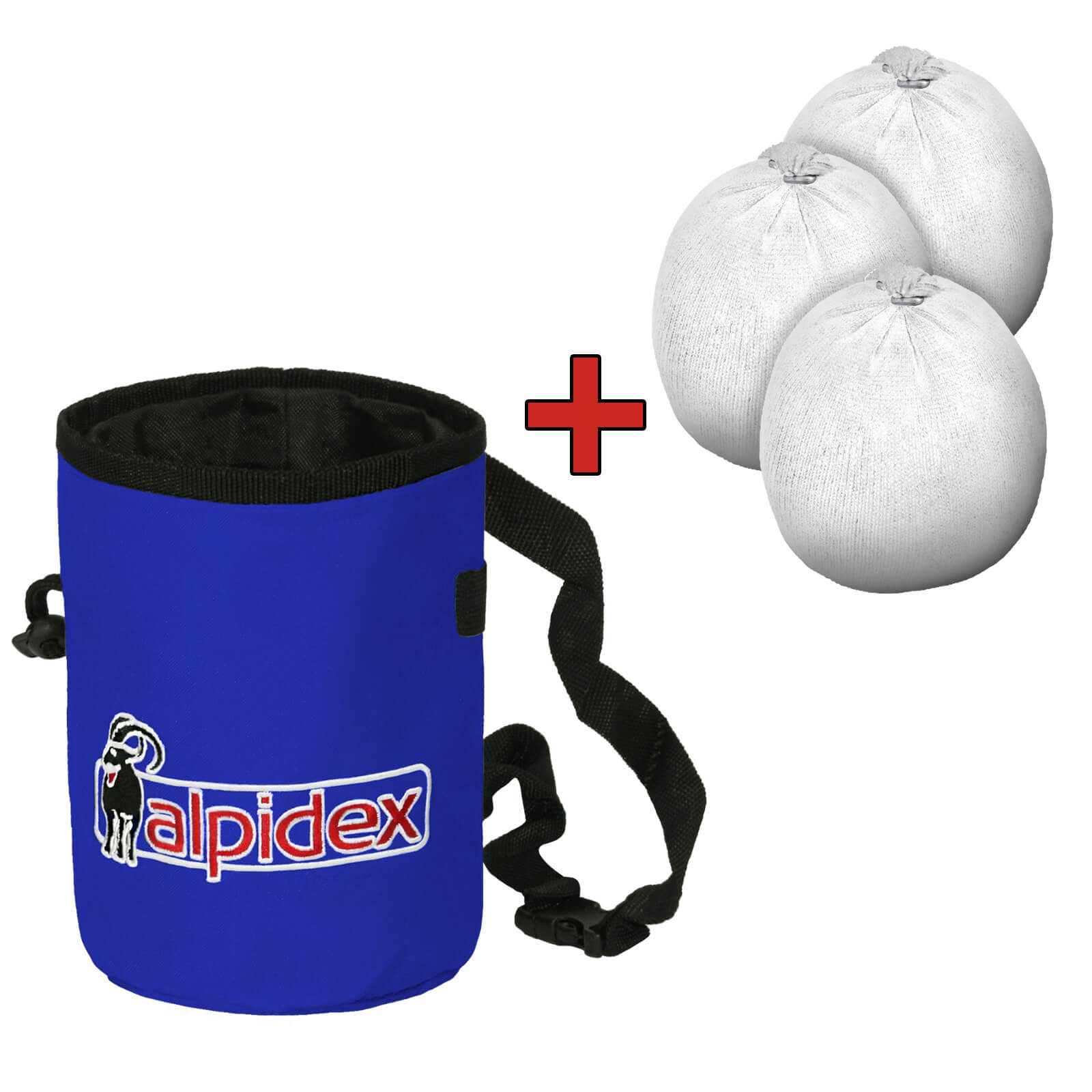 ALPIDEX Chalkbag ALPIDEX Chalkbag in verschiedenen Farben inklusive 3 x Chalk Ball 35g